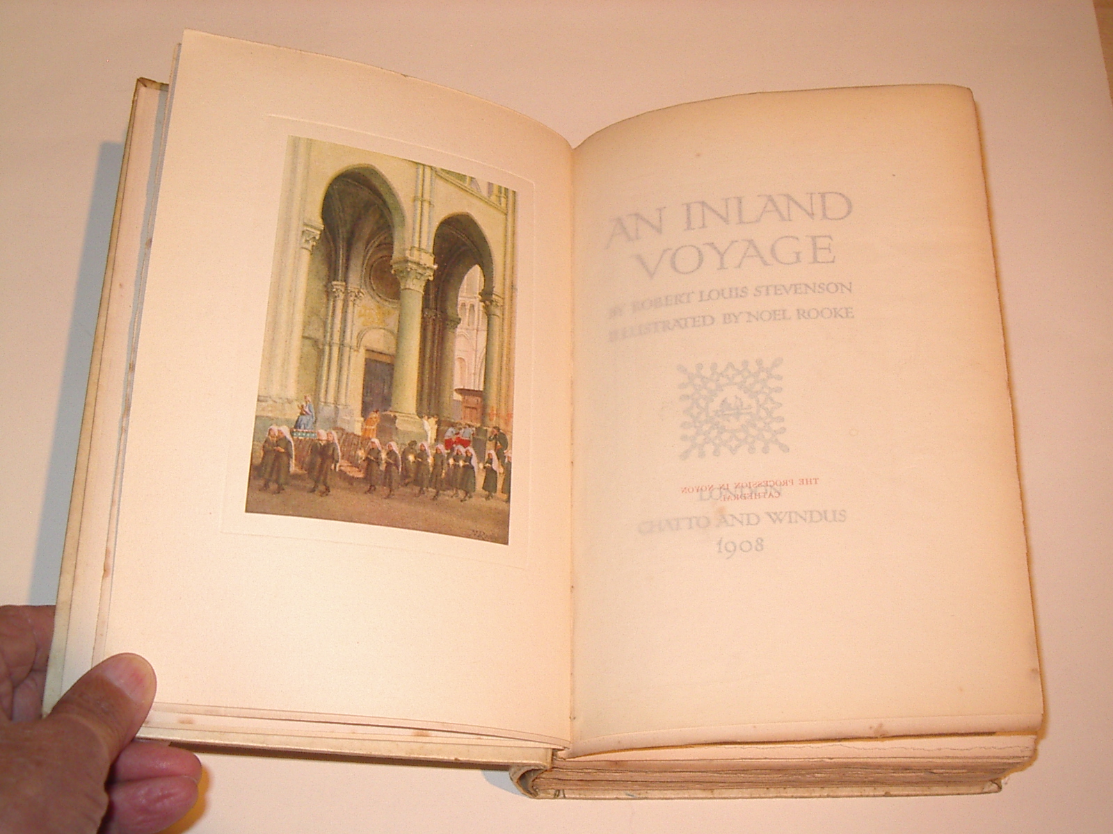 An Inland Voyage R L Stevenson Limited Edition Chatto & Windus 1908 - Image 6