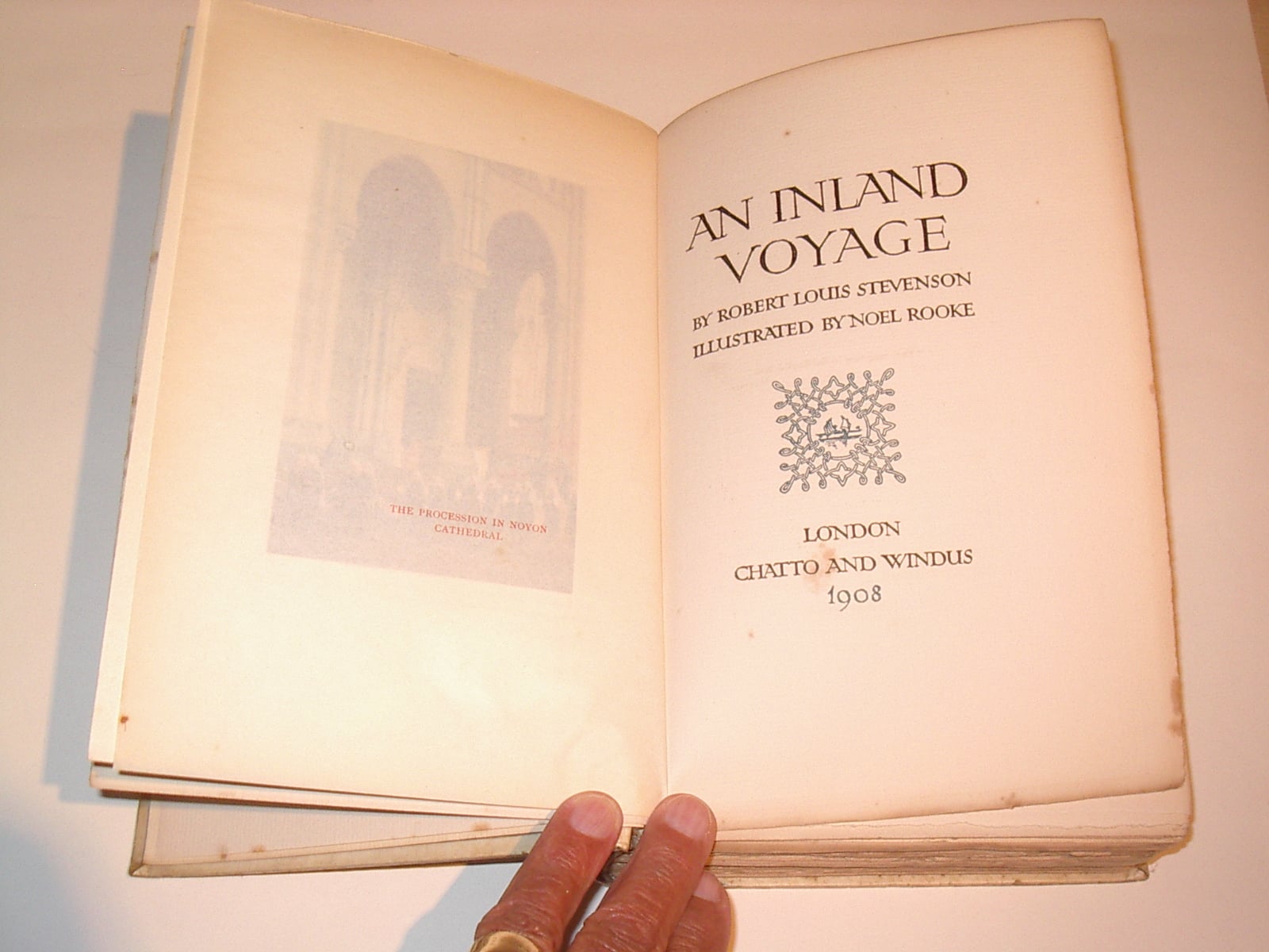 An Inland Voyage R L Stevenson Limited Edition Chatto & Windus 1908 - Image 5