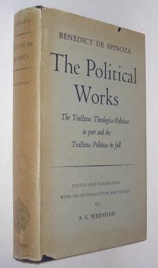 The Political Works Benedict De Spinoza 1965