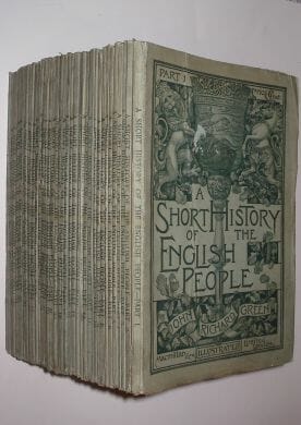 A Short History Of The English People in 40 Parts Green Macmillan 1902