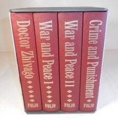 Great Russian Novels Uniformly Bound Collection Folio Society 1997