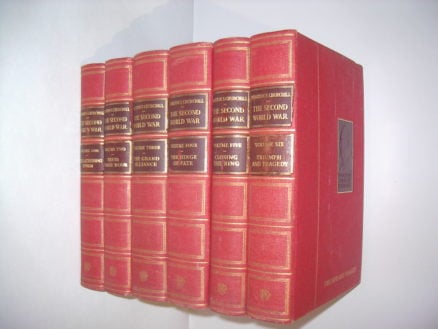The Second World War Churchill Chartwell Edition 6 Volumes 1954