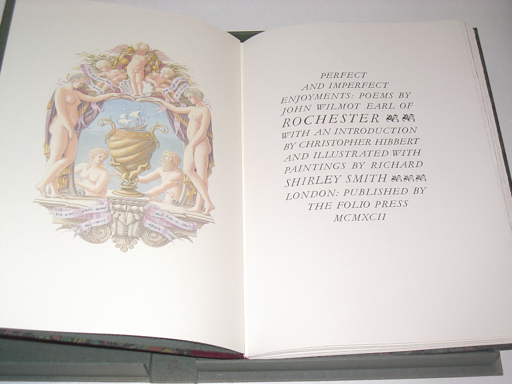 Perfect & Imperfect Enjoyments Rochester Folio Society 1992 - Image 3