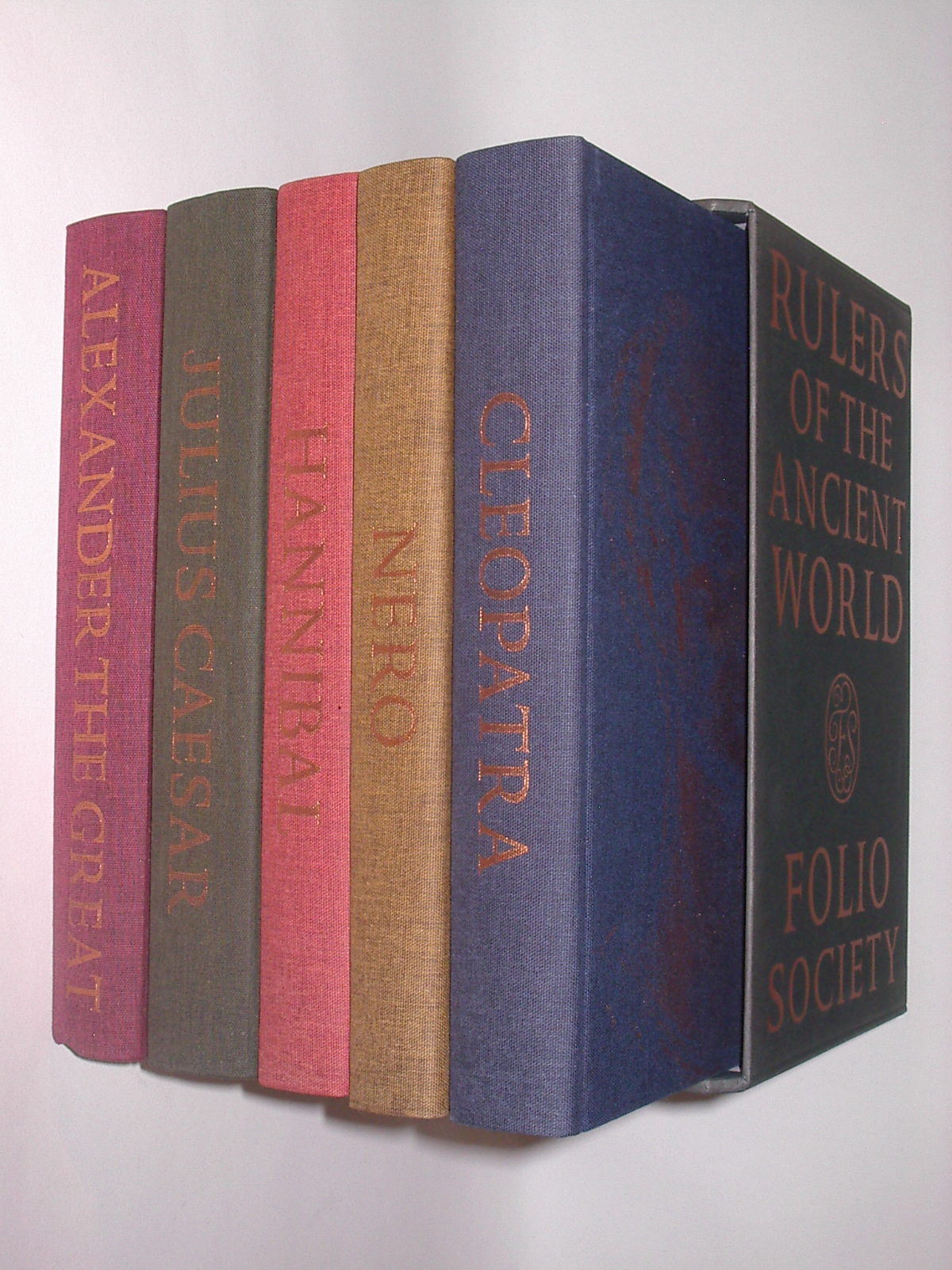 Rulers of The Ancient World Five Volumes Folio Society 1997