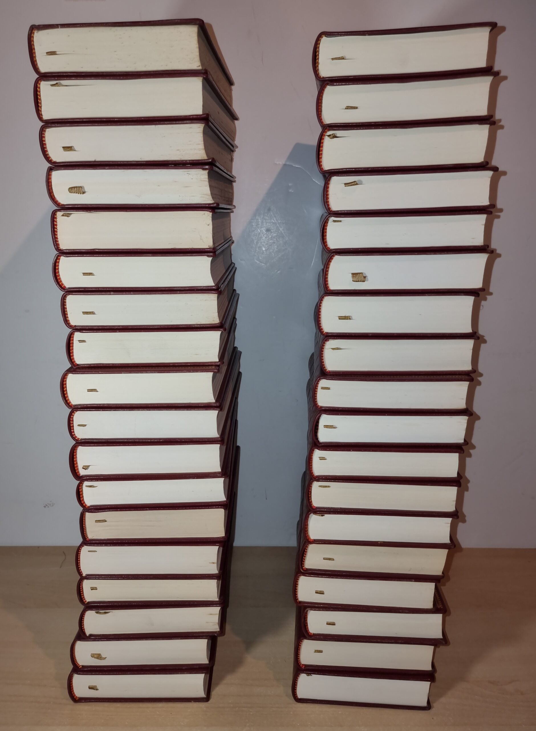 Charles Dickens Complete 36 Volumes Maroon Centennial Edition Heron 1970 - Image 2