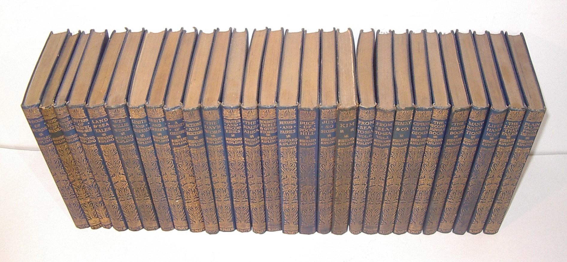 Rudyard Kipling Pocket Collection 28 Volumes Macmillan ca1920 - Image 2