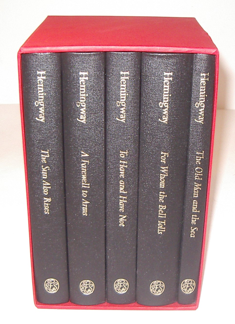 Ernest Hemingway Five Novels Folio Society 2008