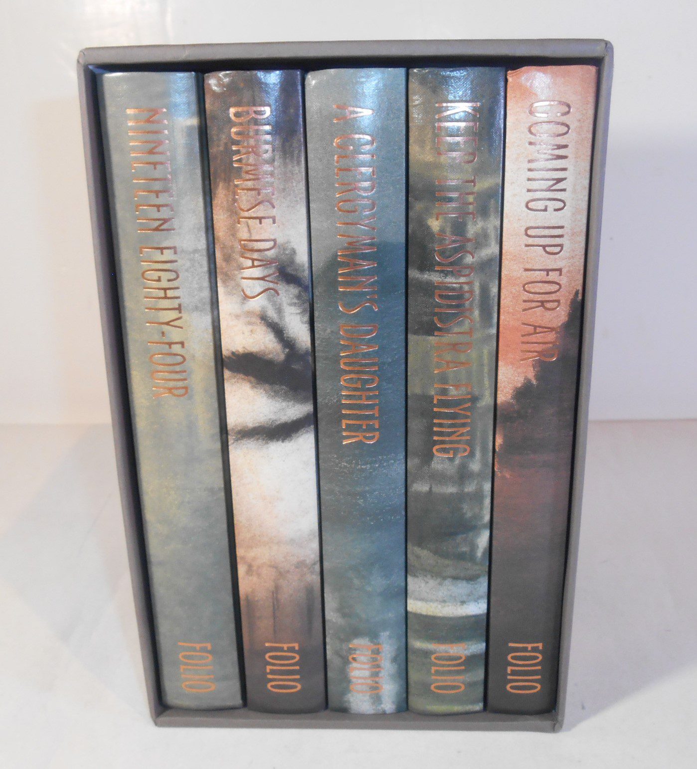 George Orwell Complete Novels 5 Volumes Folio Society 2001