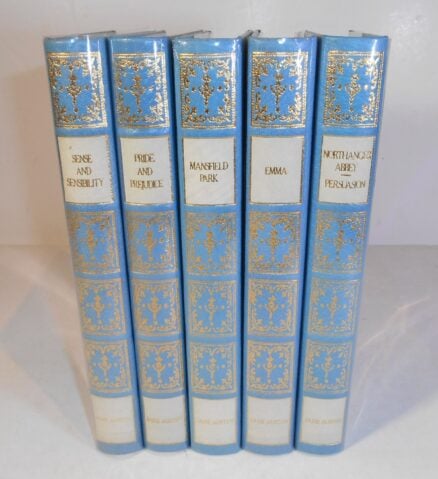 Jane Austen 5 Volumes Complete Full Leather Collection Heron Books [1968]
