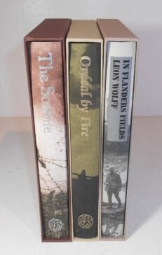 Collection of Three First World War Books Folio Society 2001 – 2006