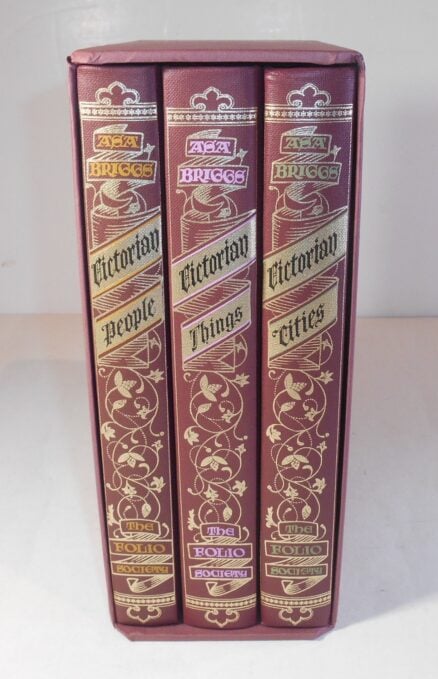 A Victorian Trilogy Asa Briggs Three Volumes Folio Society 1996