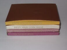 Folio Society Miniature Poetry Collection Set Of Four 1993 - 1997